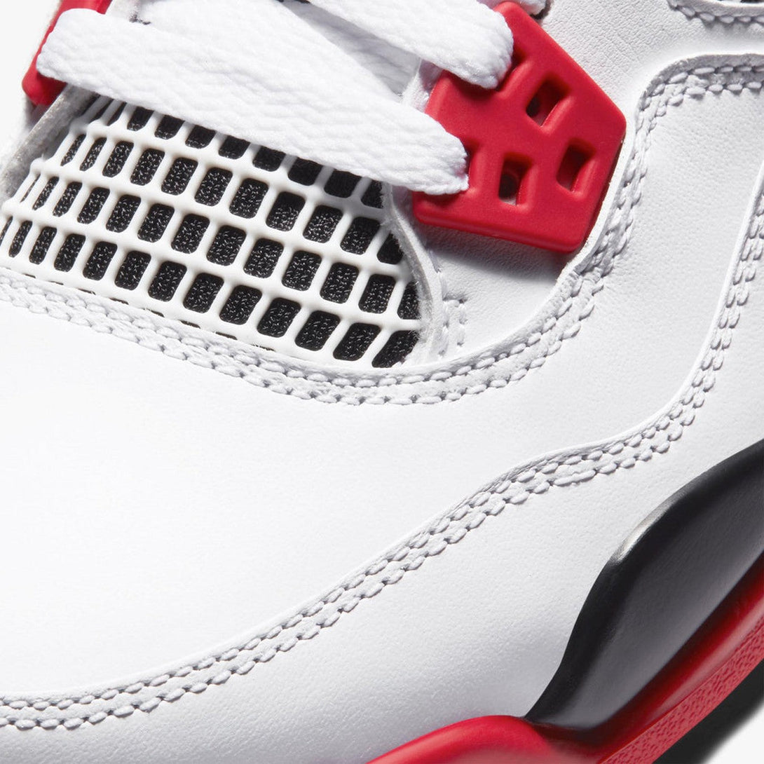 Air Jordan 4 Retro OG GS 'Fire Red' 2020- Streetwear Fashion - helmiss.com