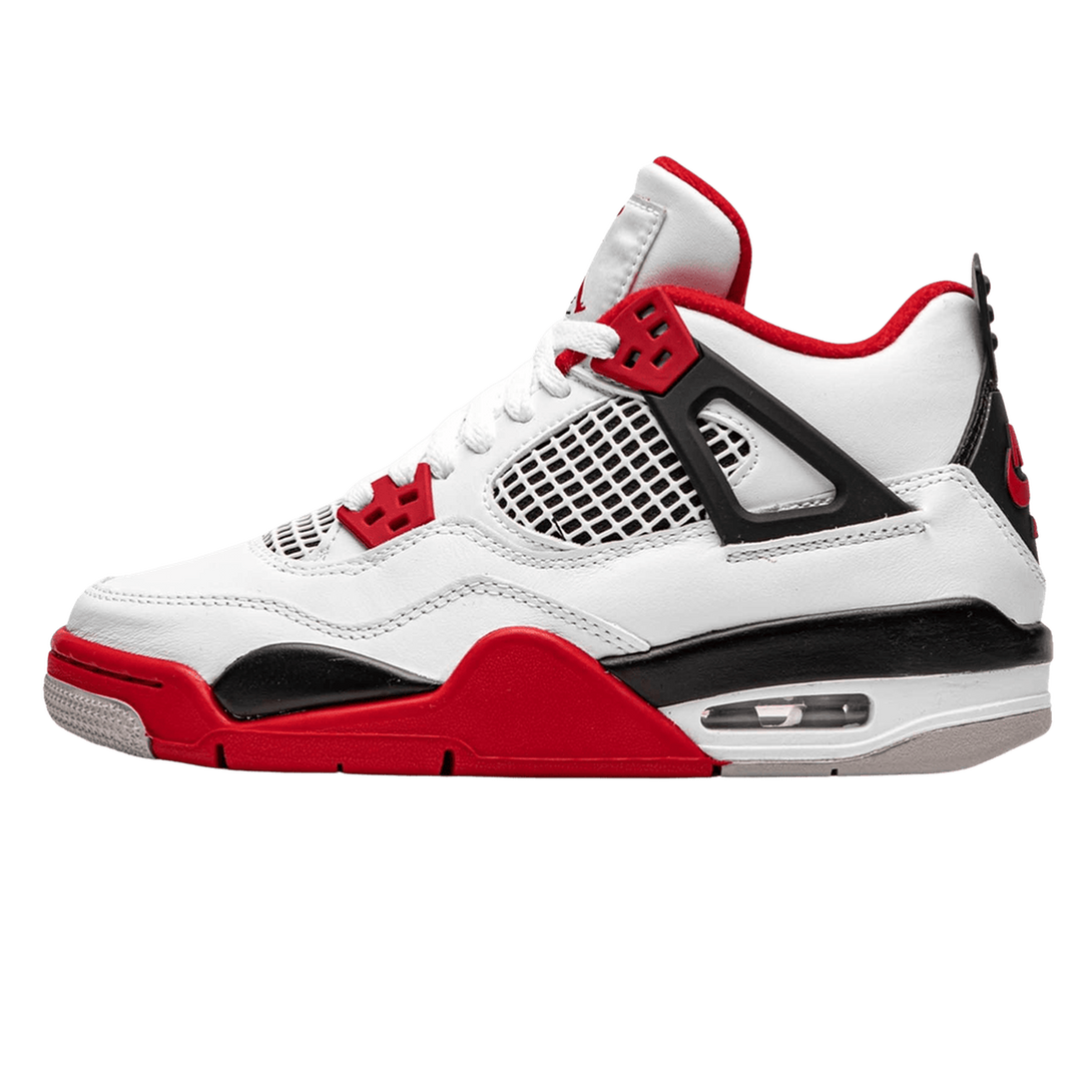 Air Jordan 4 Retro OG GS 'Fire Red' 2020- Streetwear Fashion - helmiss.com