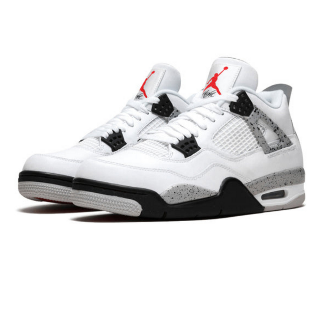 Air Jordan 4 Retro OG 'White Cement'- Streetwear Fashion - helmiss.com