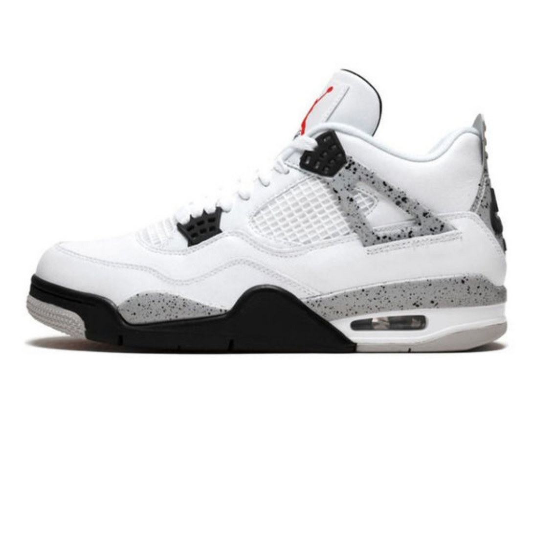 Air Jordan 4 Retro OG 'White Cement'- Streetwear Fashion - helmiss.com