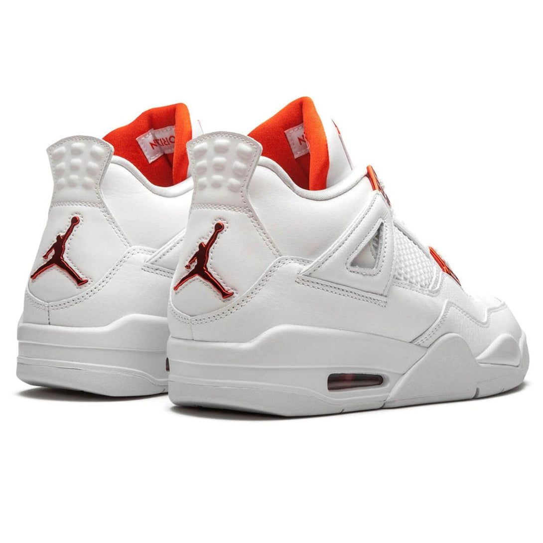 Air Jordan 4 Retro 'Orange Metallic'- Streetwear Fashion - helmiss.com