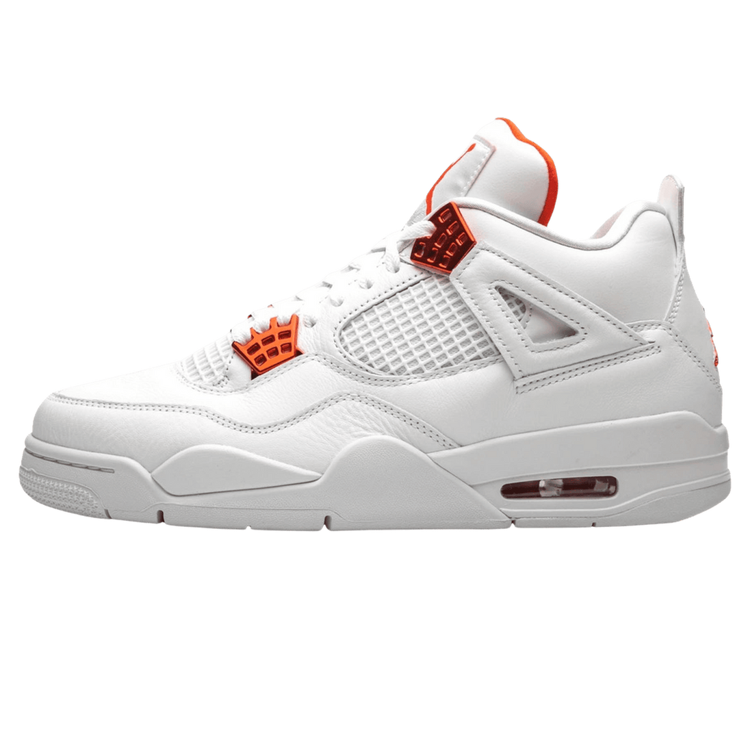 Air Jordan 4 Retro 'Orange Metallic'- Streetwear Fashion - helmiss.com