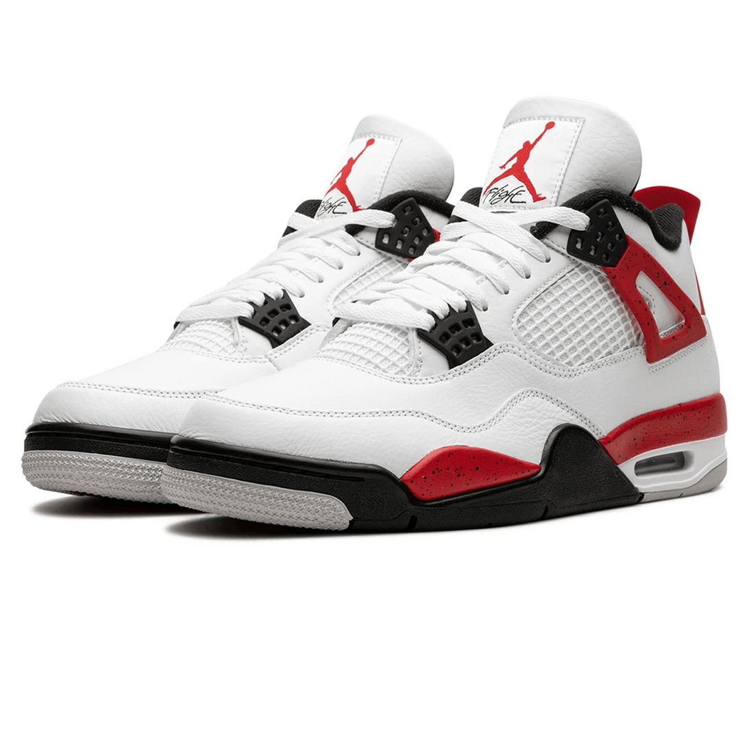 Air Jordan 4 Retro 'Red Cement'- Streetwear Fashion - helmiss.com