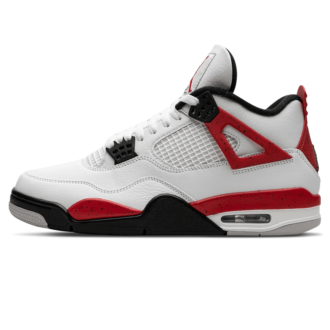 Air Jordan 4 Retro 'Red Cement'- Streetwear Fashion - helmiss.com