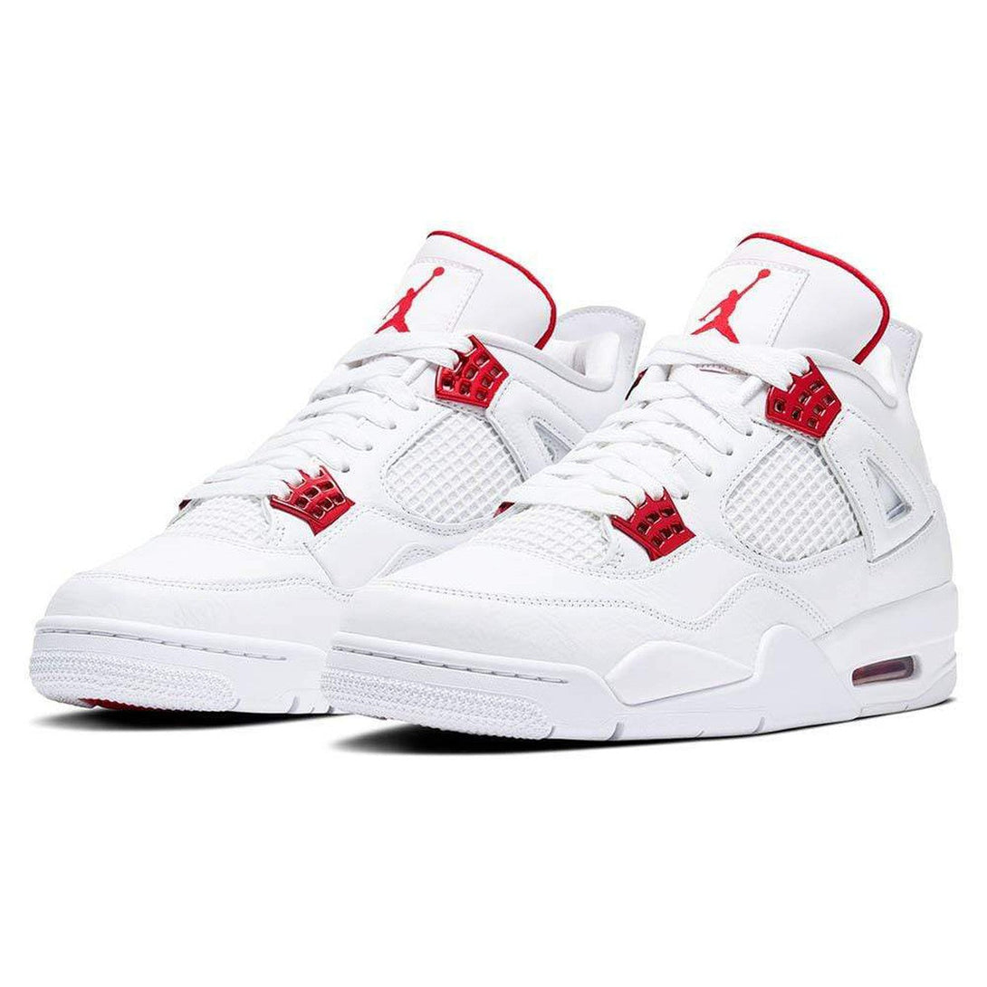 Air Jordan 4 Retro 'Red Metallic'- Streetwear Fashion - helmiss.com