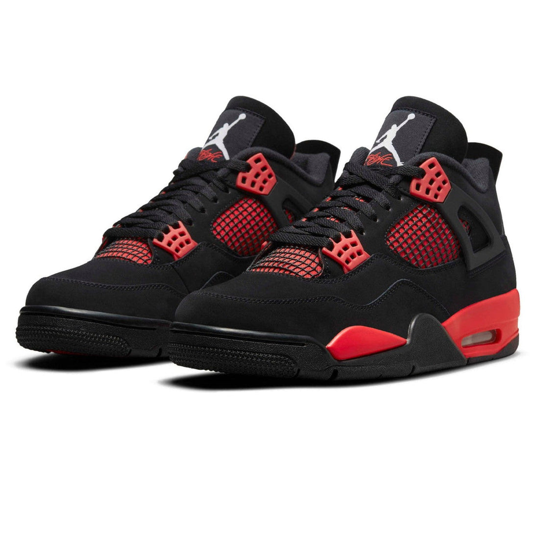 Air Jordan 4 Retro 'Red Thunder'- Streetwear Fashion - helmiss.com