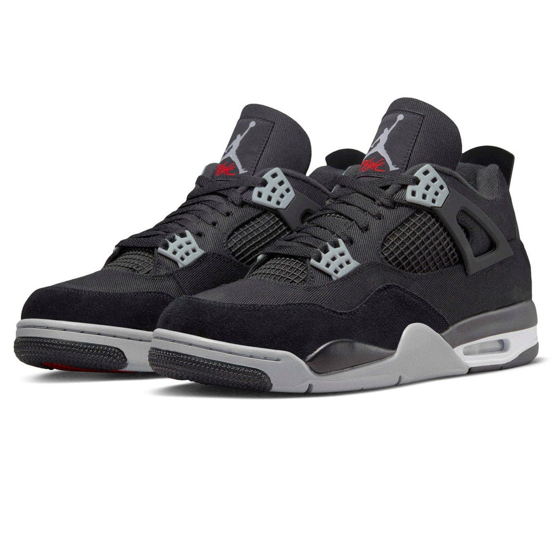 Air Jordan 4 Retro SE 'Black Canvas'- Streetwear Fashion - helmiss.com