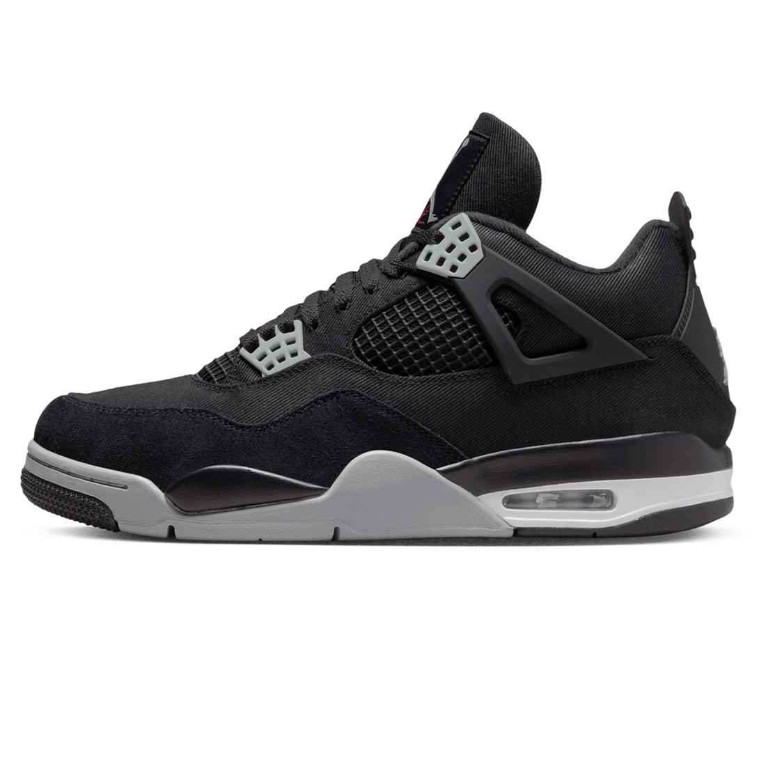 Air Jordan 4 Retro SE 'Black Canvas'- Streetwear Fashion - helmiss.com