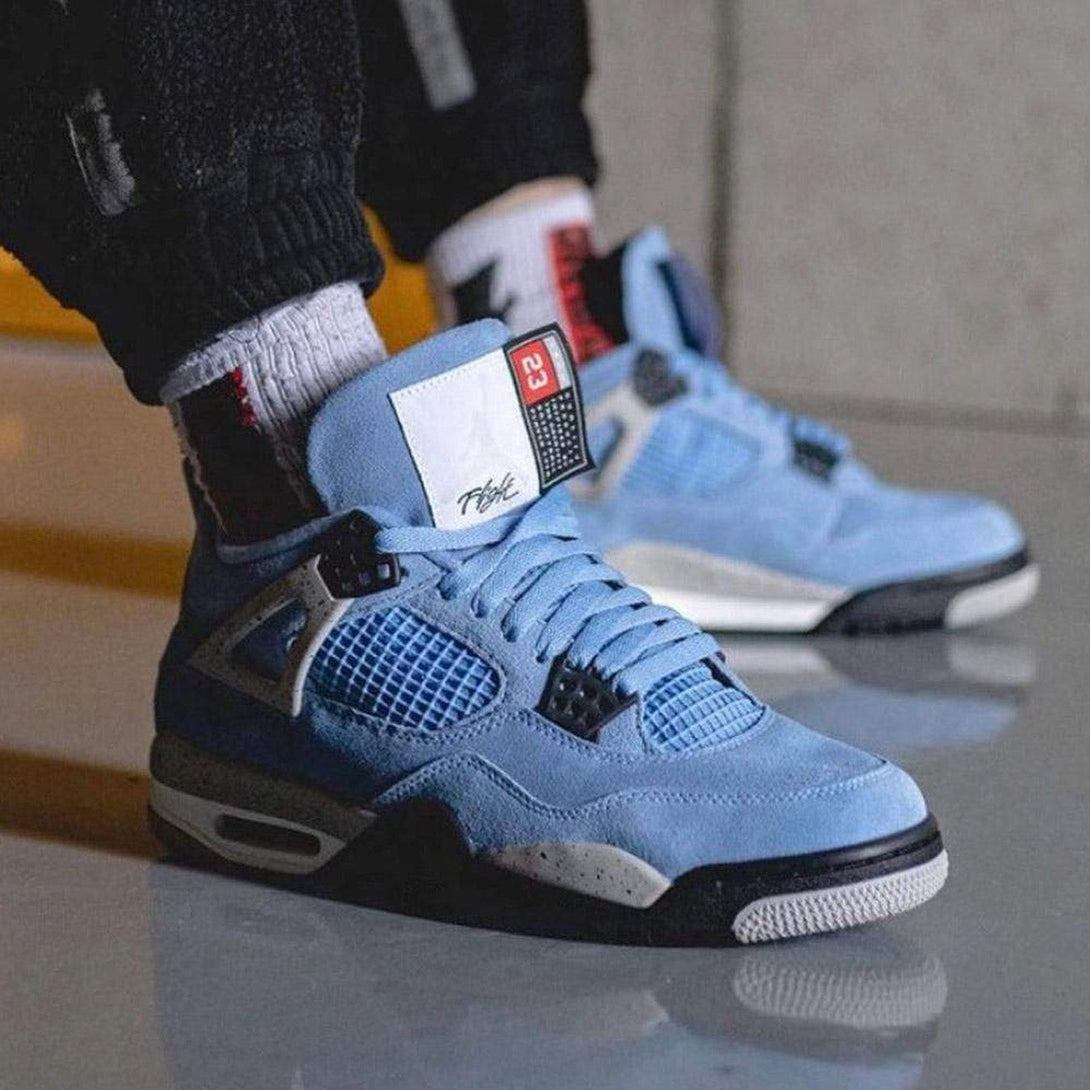 Air Jordan 4 Retro 'University Blue'- Streetwear Fashion - helmiss.com