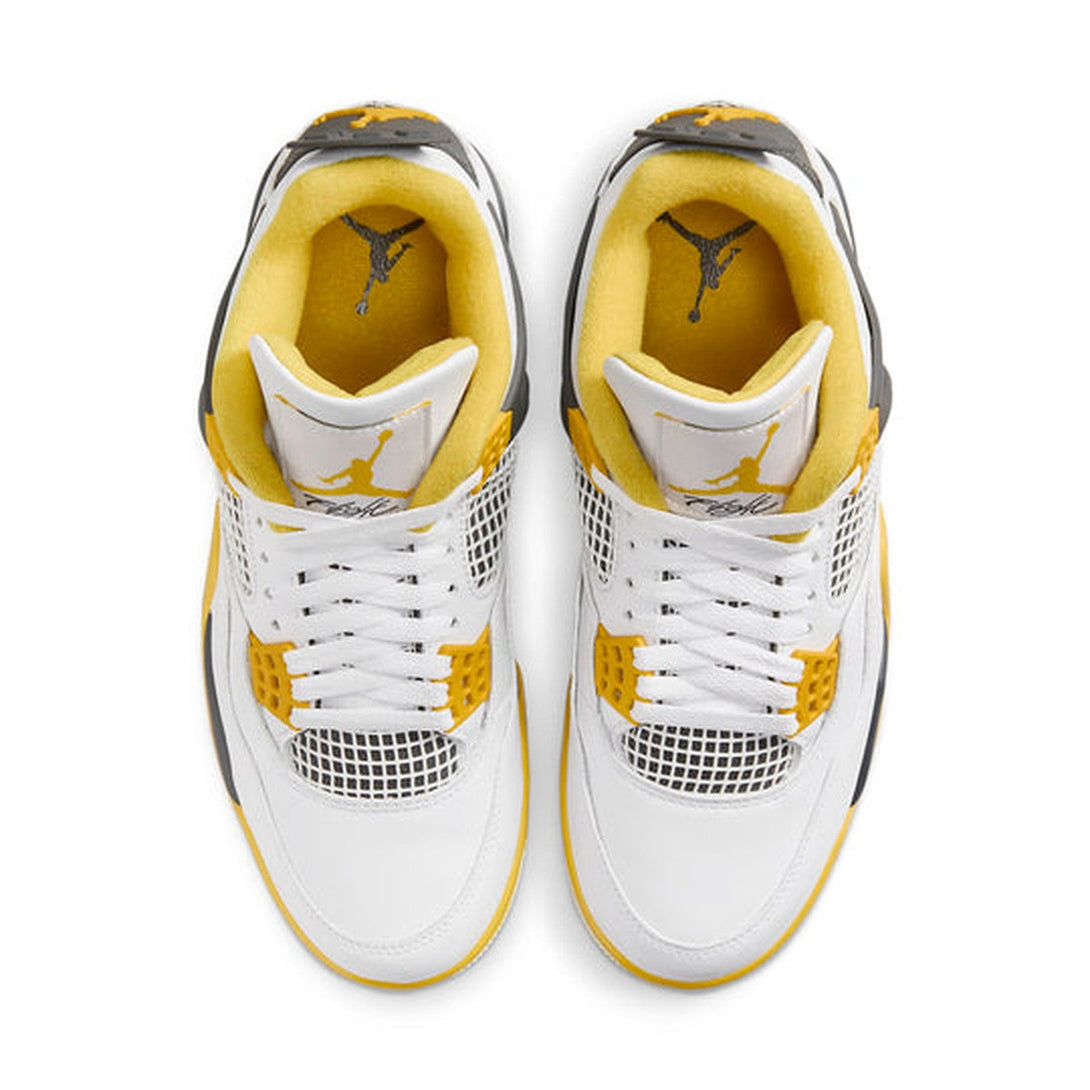 Air Jordan 4 Retro 'Vivid Sulfur'- Streetwear Fashion - helmiss.com