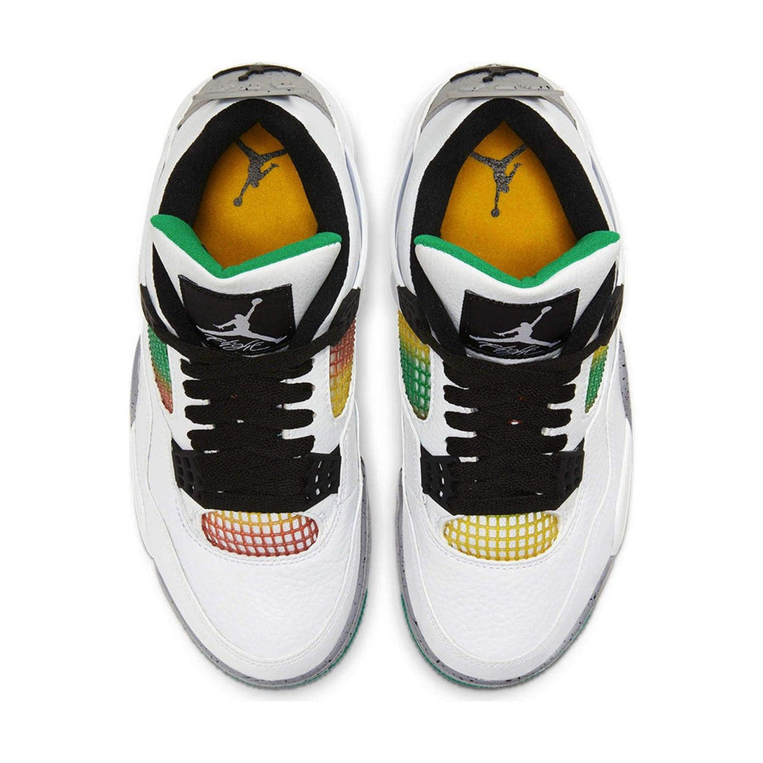 Air Jordan 4 Wmns Retro 'Rasta'- Streetwear Fashion - helmiss.com