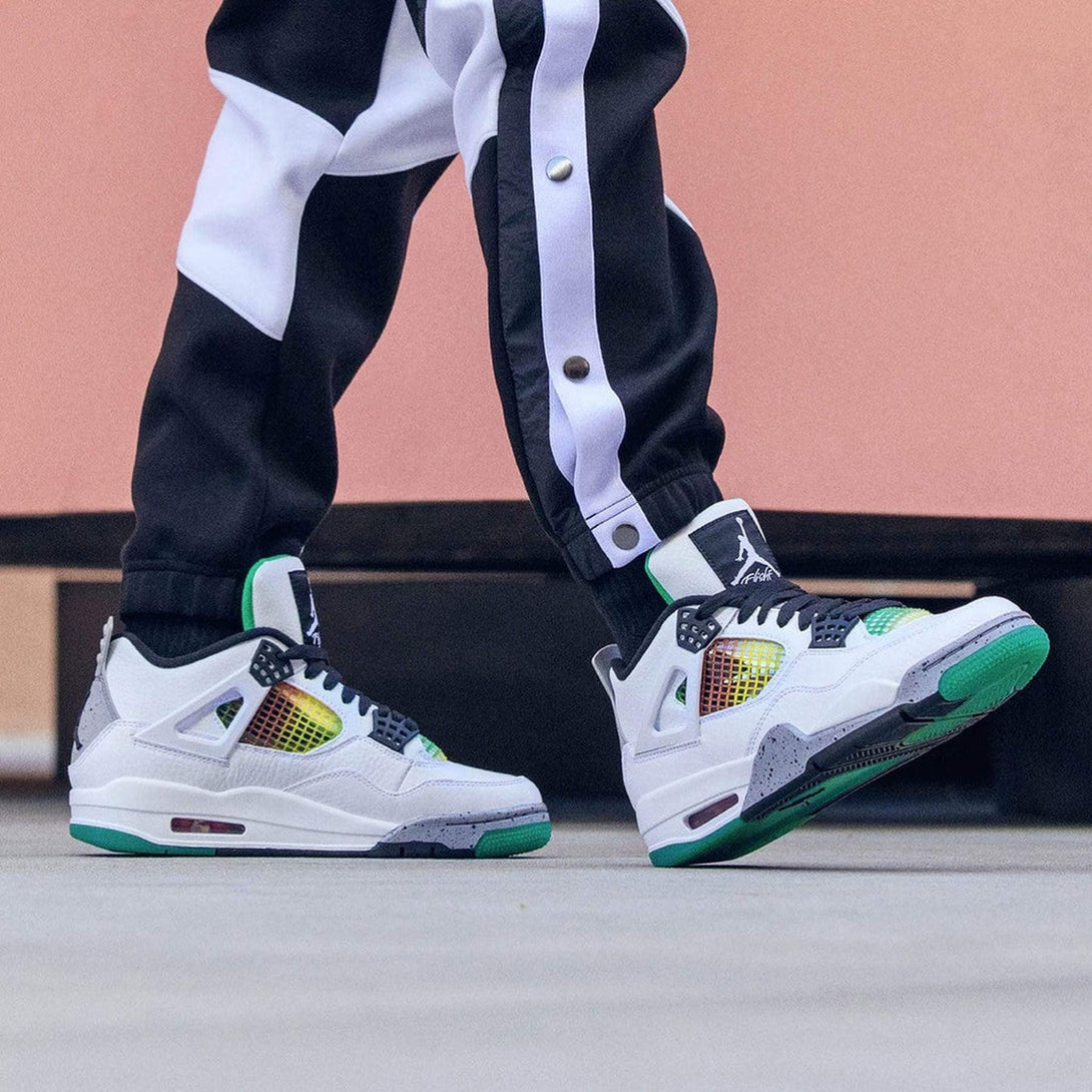 Air Jordan 4 Wmns Retro 'Rasta'- Streetwear Fashion - helmiss.com