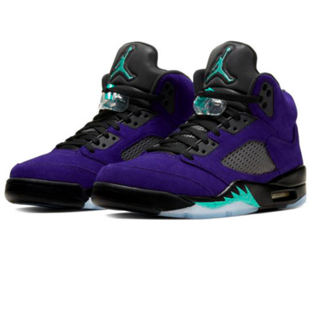 Air Jordan 5 Retro 'Alternate Grape'- Streetwear Fashion - helmiss.com