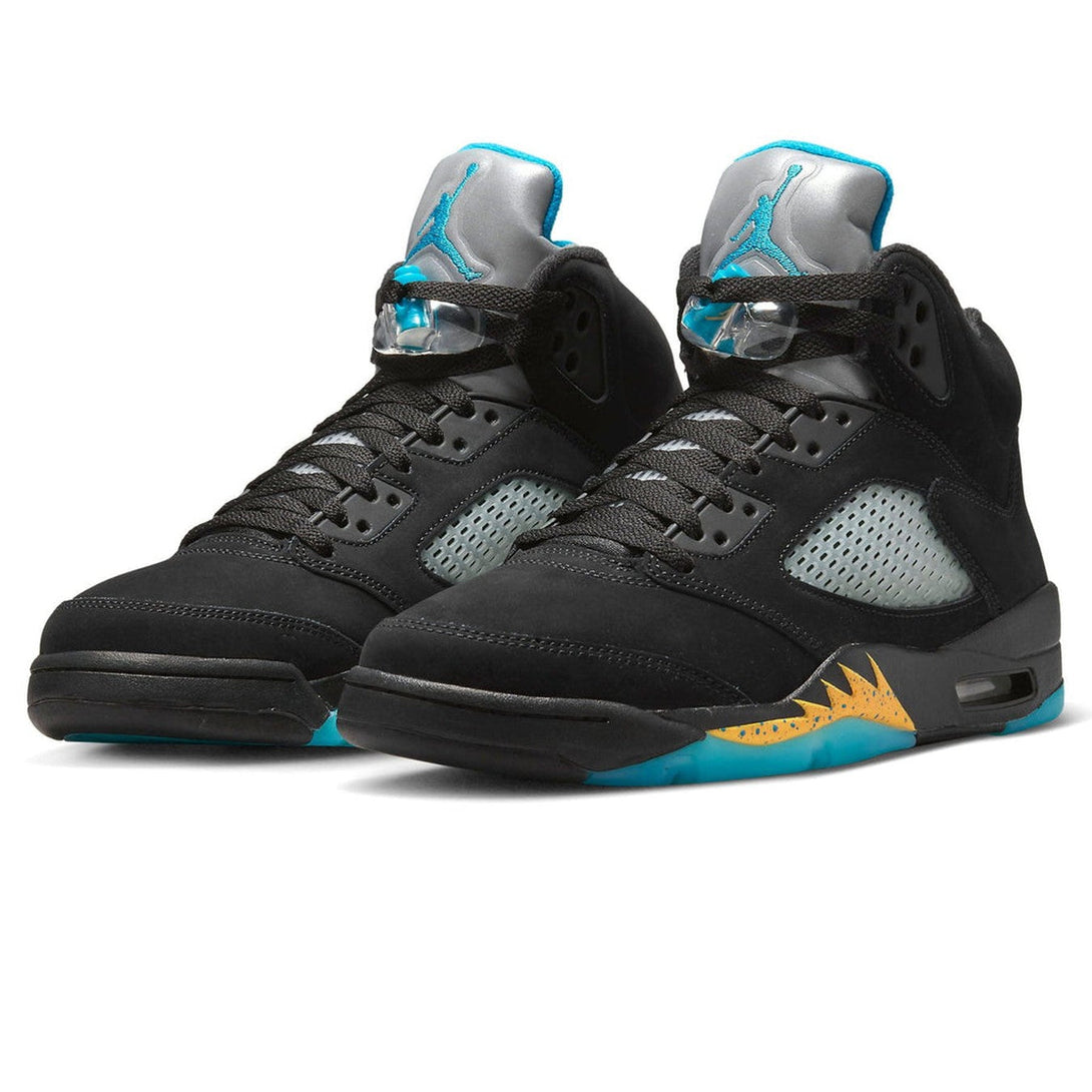 Air Jordan 5 Retro 'Aqua'- Streetwear Fashion - helmiss.com