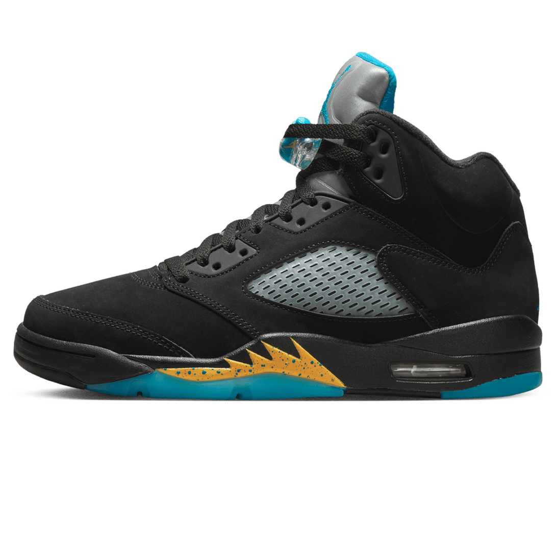 Air Jordan 5 Retro 'Aqua'- Streetwear Fashion - helmiss.com