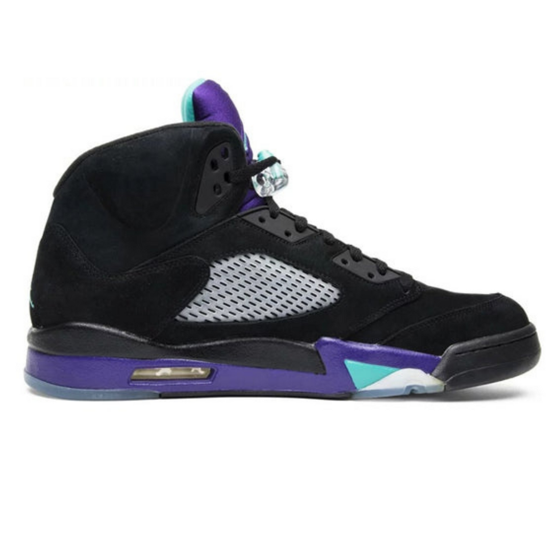 Air Jordan 5 Retro 'Black Grape'- Streetwear Fashion - helmiss.com