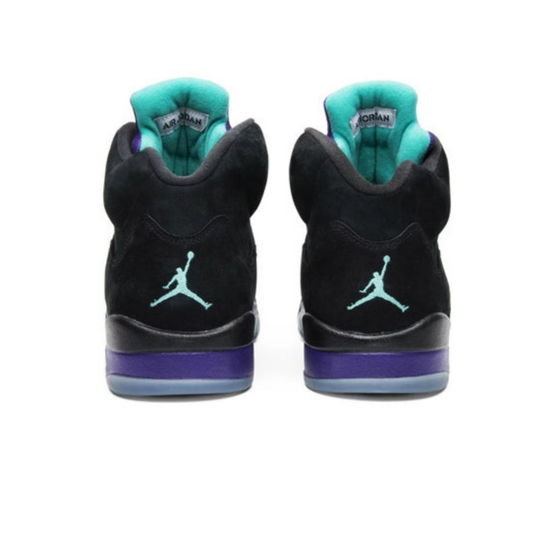 Air Jordan 5 Retro 'Black Grape'- Streetwear Fashion - helmiss.com