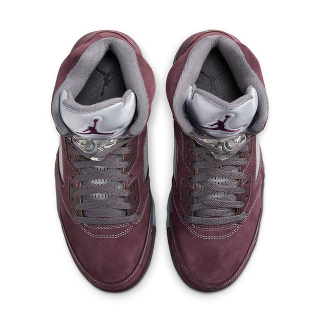 Air Jordan 5 Retro 'Burgundy'- Streetwear Fashion - helmiss.com