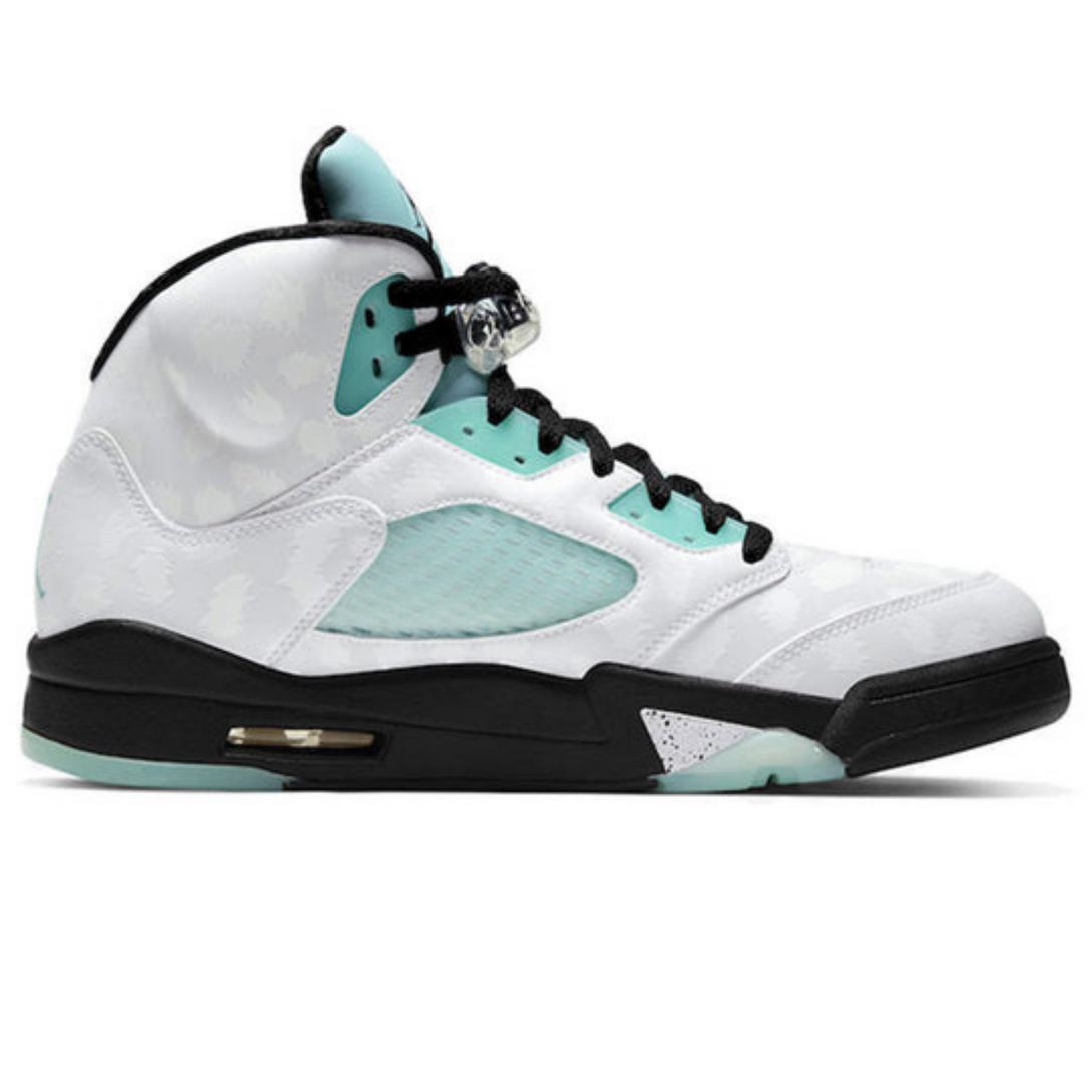 Air Jordan 5 Retro 'Island Green'- Streetwear Fashion - helmiss.com