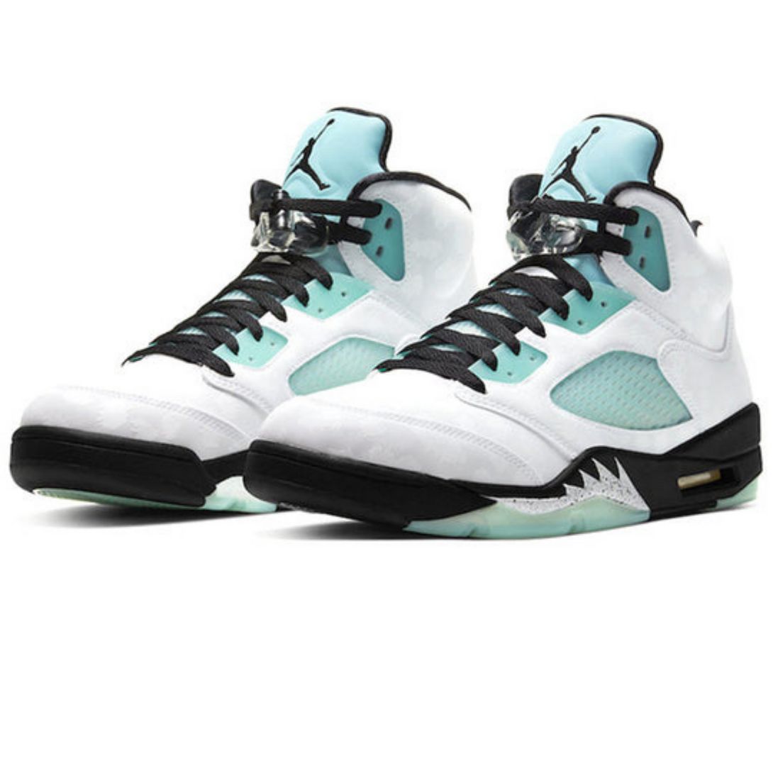 Air Jordan 5 Retro 'Island Green'- Streetwear Fashion - helmiss.com