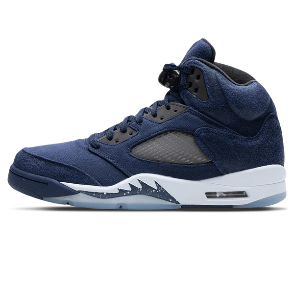 Air Jordan 5 Retro 'Midnight Navy'- Streetwear Fashion - helmiss.com