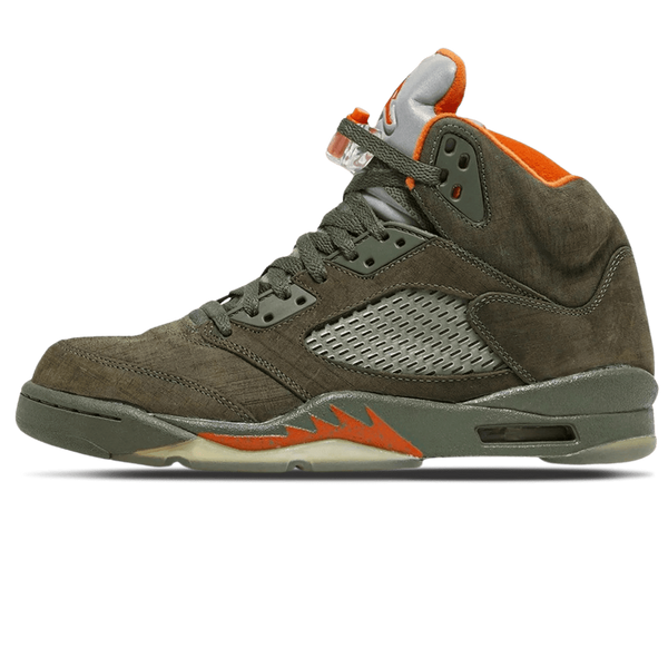 Air Jordan 5 Retro 'Olive'- Streetwear Fashion - helmiss.com