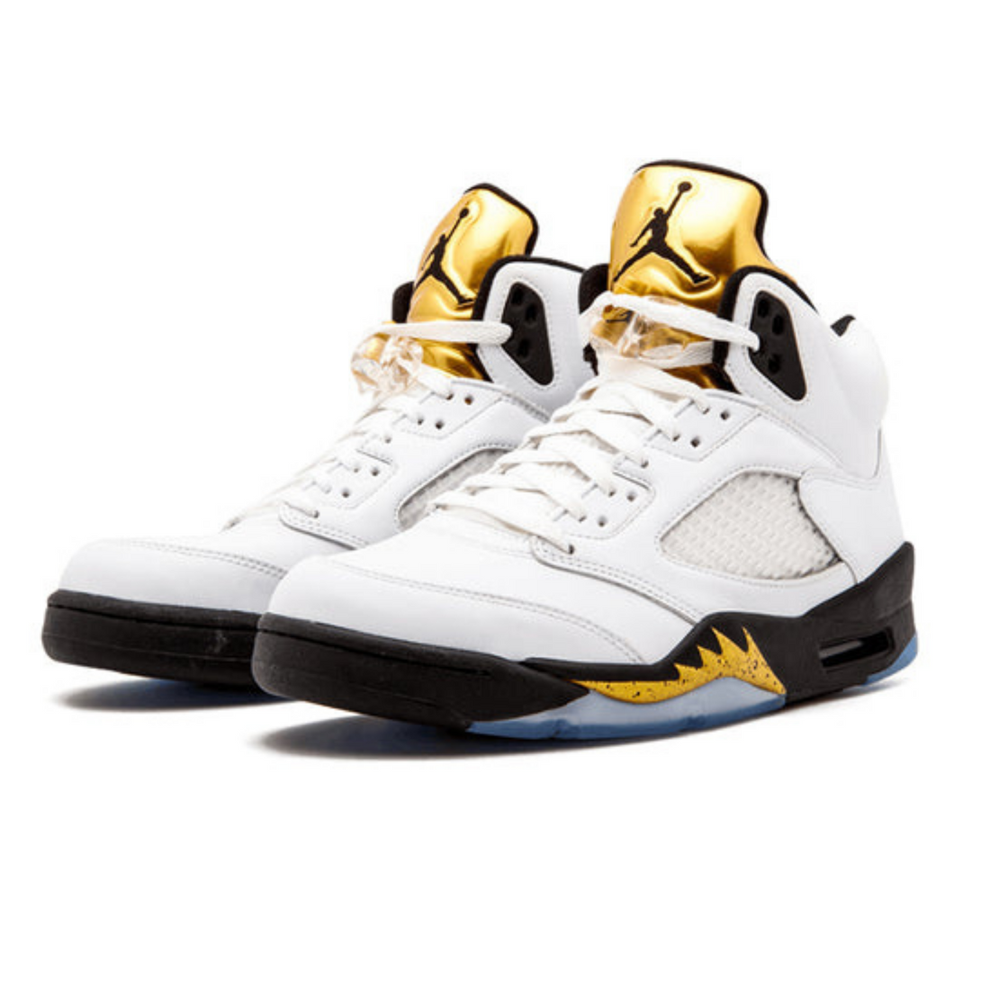 Air Jordan 5 Retro 'Olympic'- Streetwear Fashion - helmiss.com