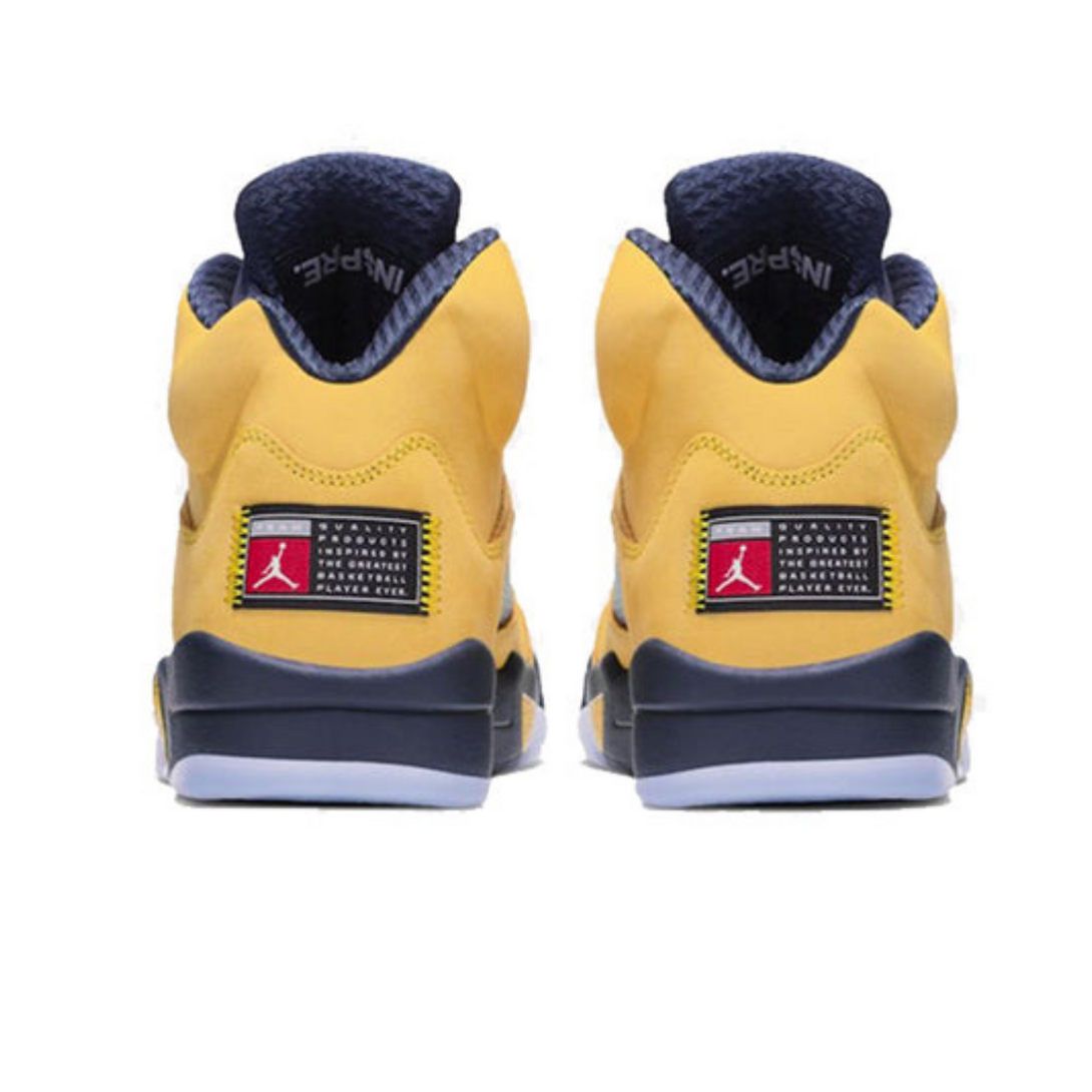 Air Jordan 5 Retro SP 'Michigan'- Streetwear Fashion - helmiss.com