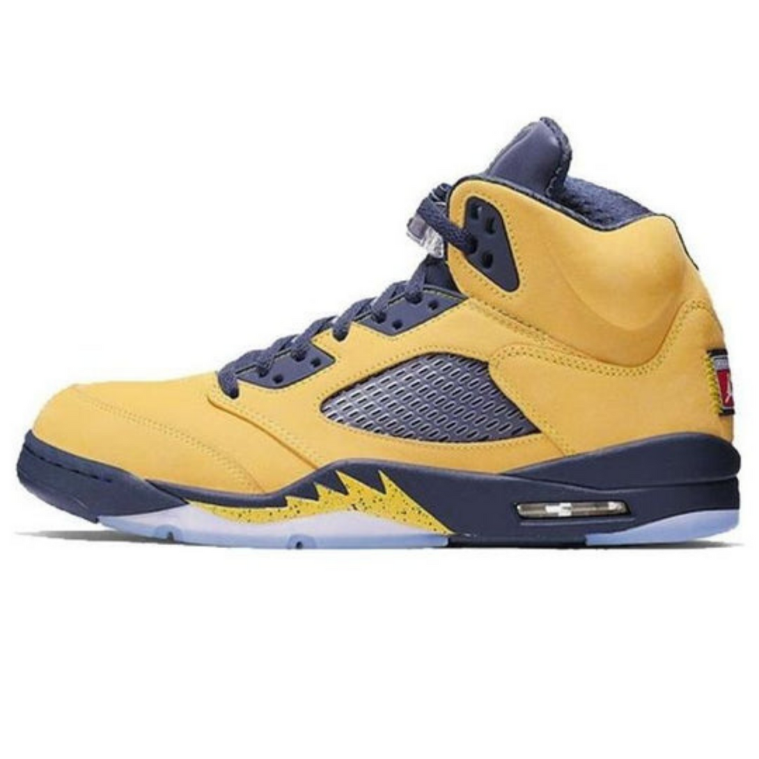 Air Jordan 5 Retro SP 'Michigan'- Streetwear Fashion - helmiss.com