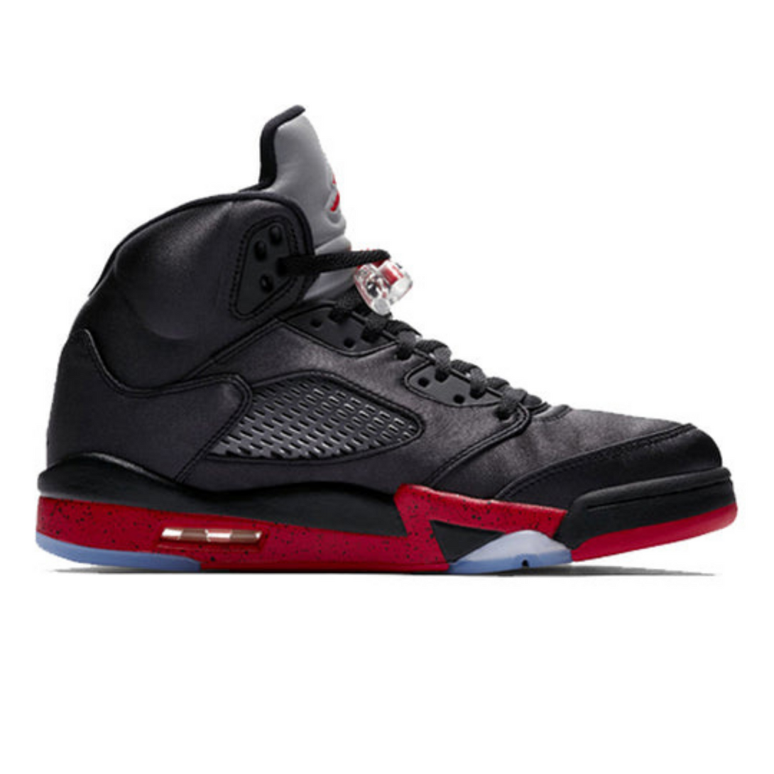 Air Jordan 5 Retro 'Satin Bred'- Streetwear Fashion - helmiss.com