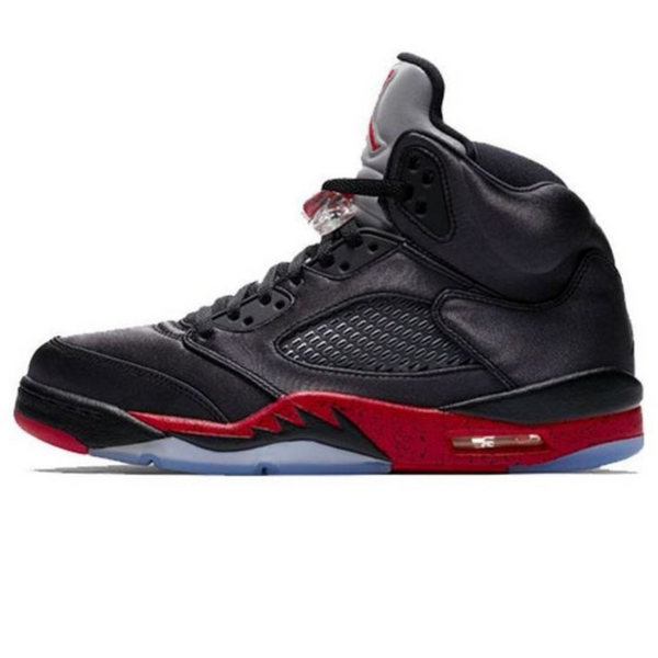 Air Jordan 5 Retro 'Satin Bred'- Streetwear Fashion - helmiss.com