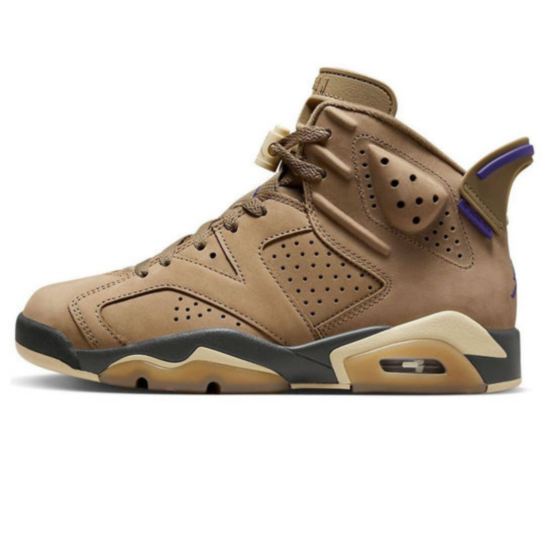 Air Jordan 6 Retro GORE-TEX 'Brown Kelp'- Streetwear Fashion - helmiss.com