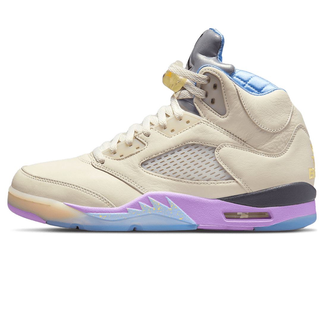 DJ Khaled x Air Jordan 5 Retro 'We The Best - Sail'- Streetwear Fashion - helmiss.com