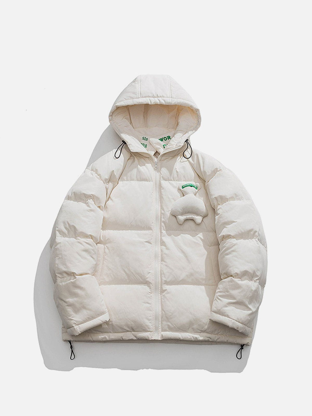 Helmiss - 3D Doll Hooded Winter Coat- Streetwear Fashion - helmiss.com