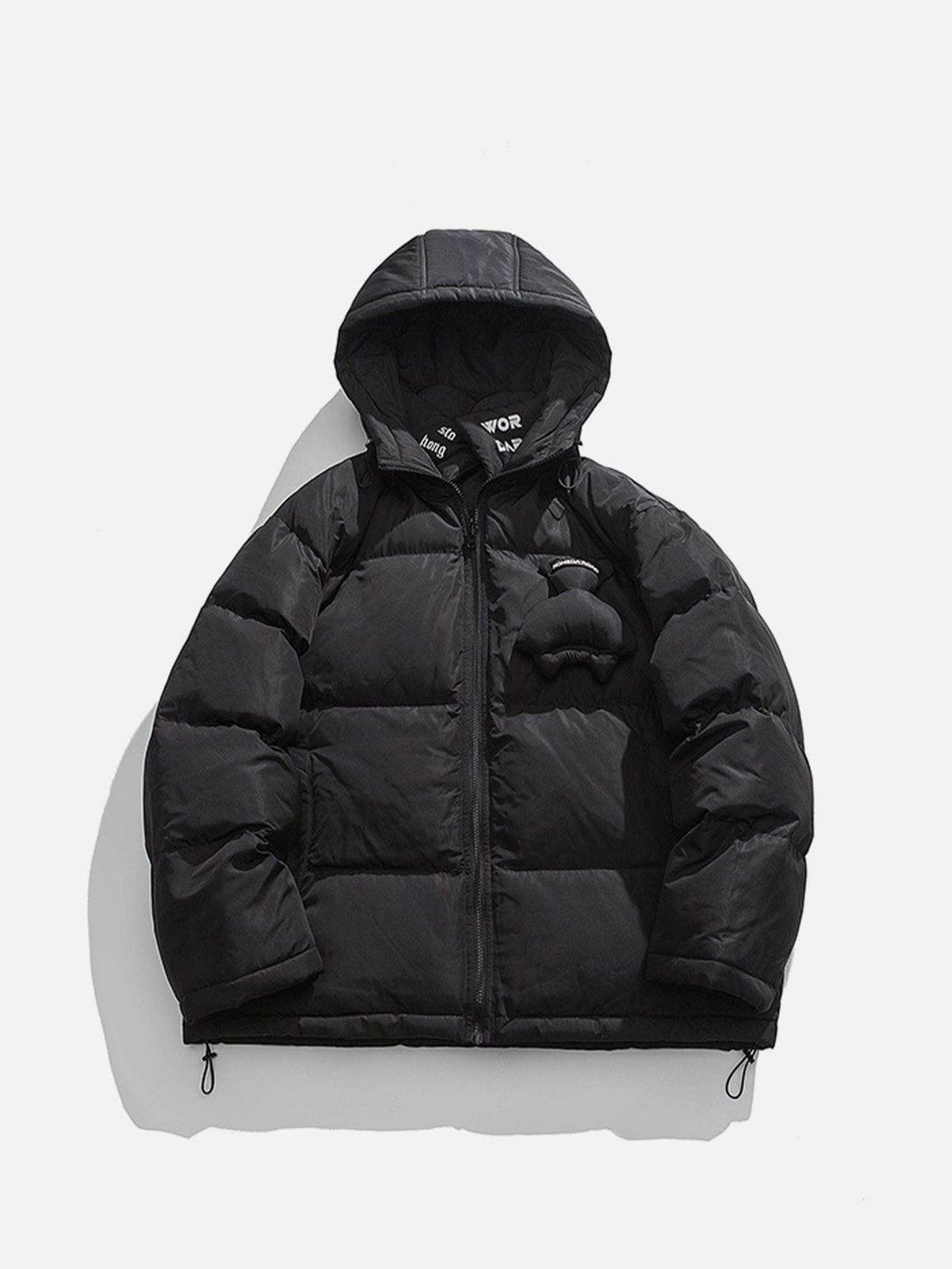 Helmiss - 3D Doll Hooded Winter Coat- Streetwear Fashion - helmiss.com