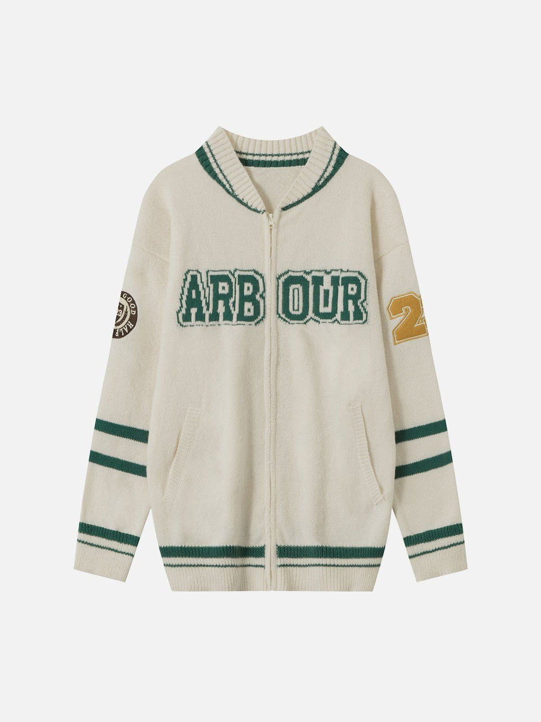 Helmiss - ARBOUR Embroidery Cardigan- Streetwear Fashion - helmiss.com