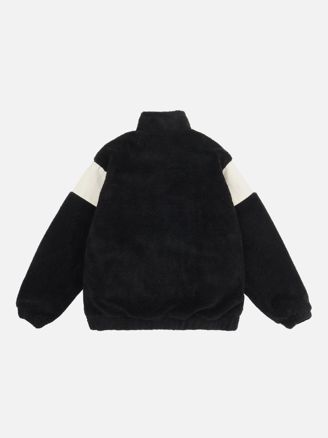 Helmiss - "ASAP" Splicing Contrast Sherpa Coat- Streetwear Fashion - helmiss.com