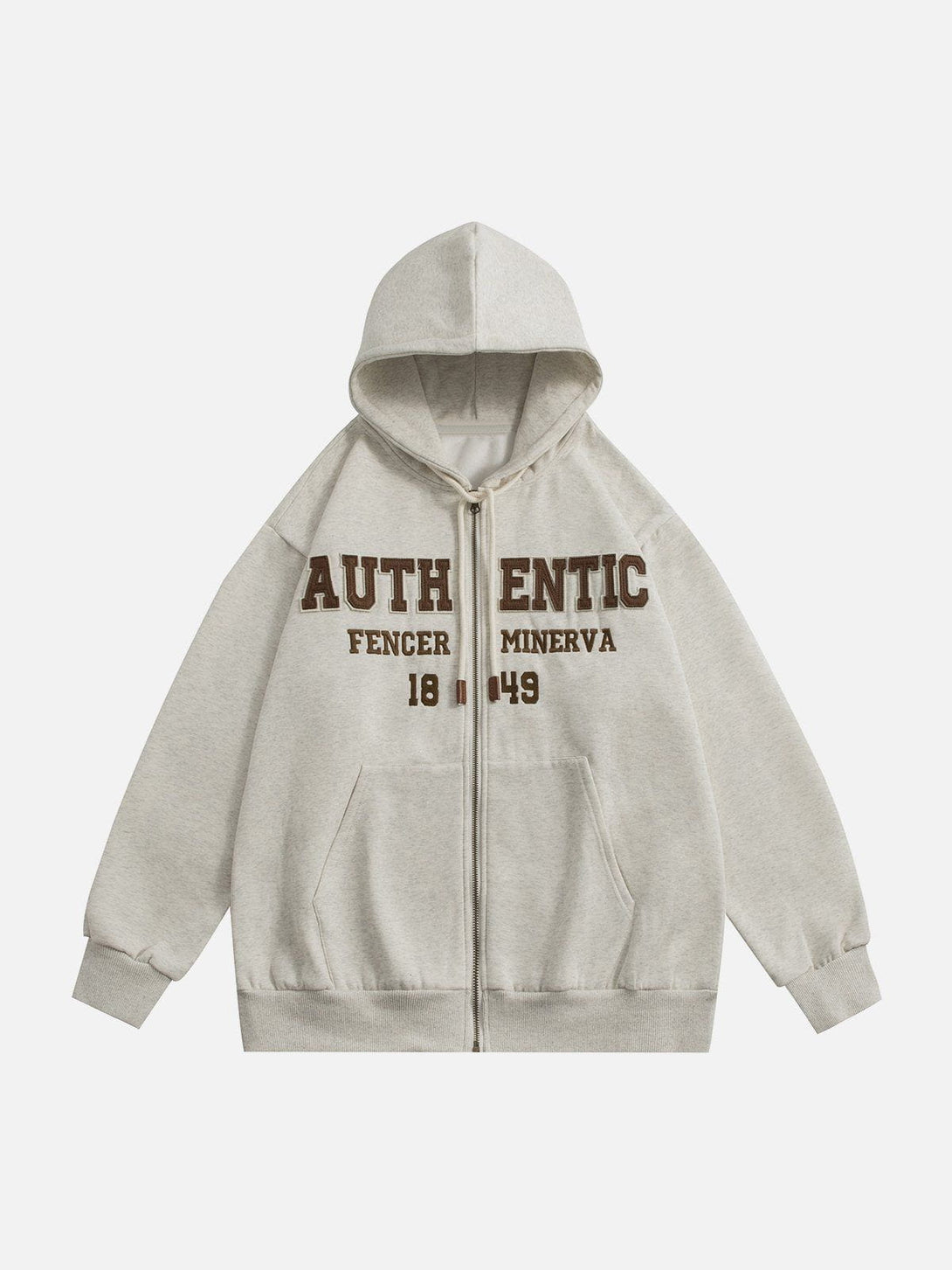 Helmiss - AUTH ENTIC Print Hoodie- Streetwear Fashion - helmiss.com