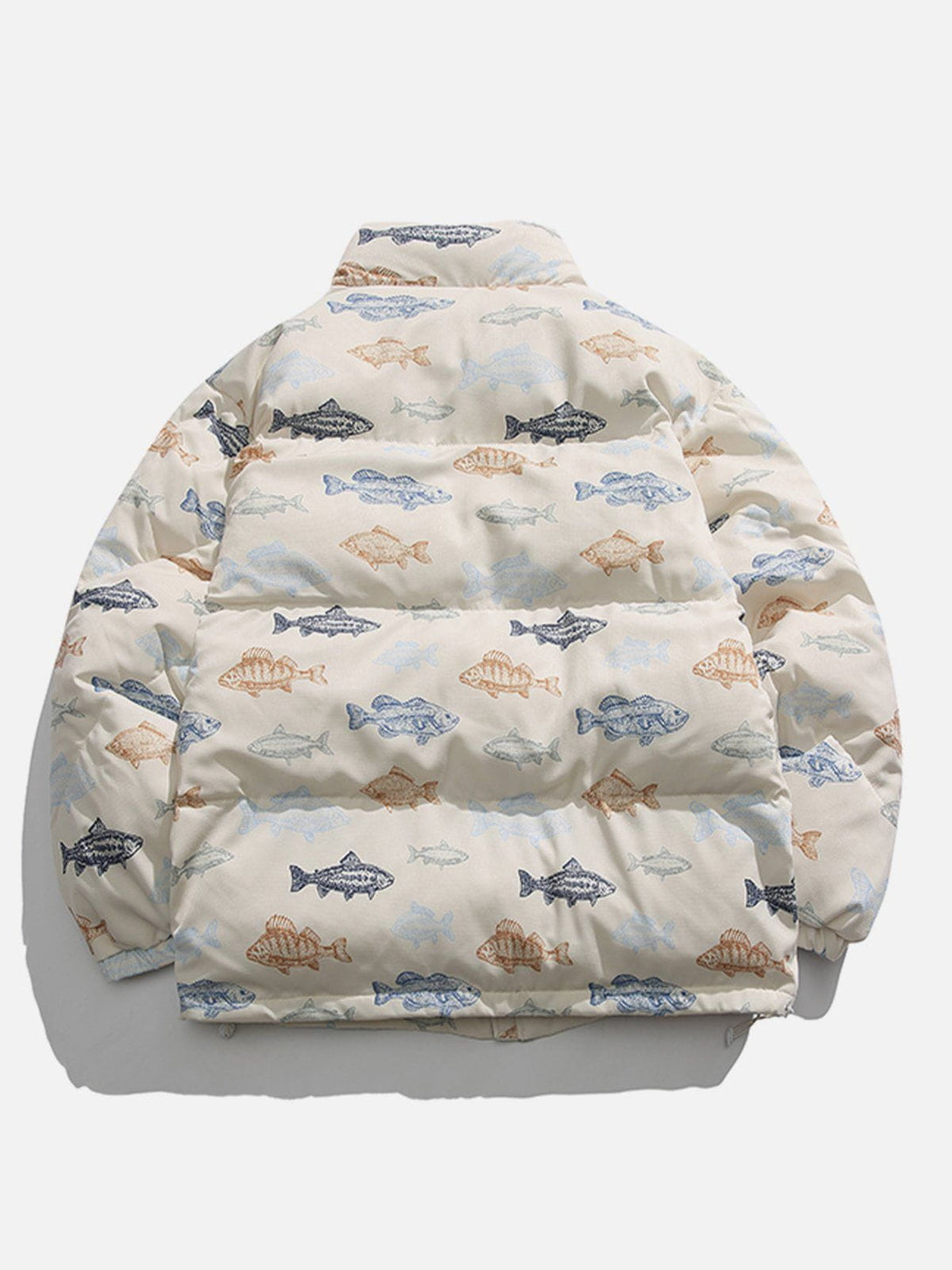 Helmiss - All Over Printed Fun Fish Winter Coat- Streetwear Fashion - helmiss.com