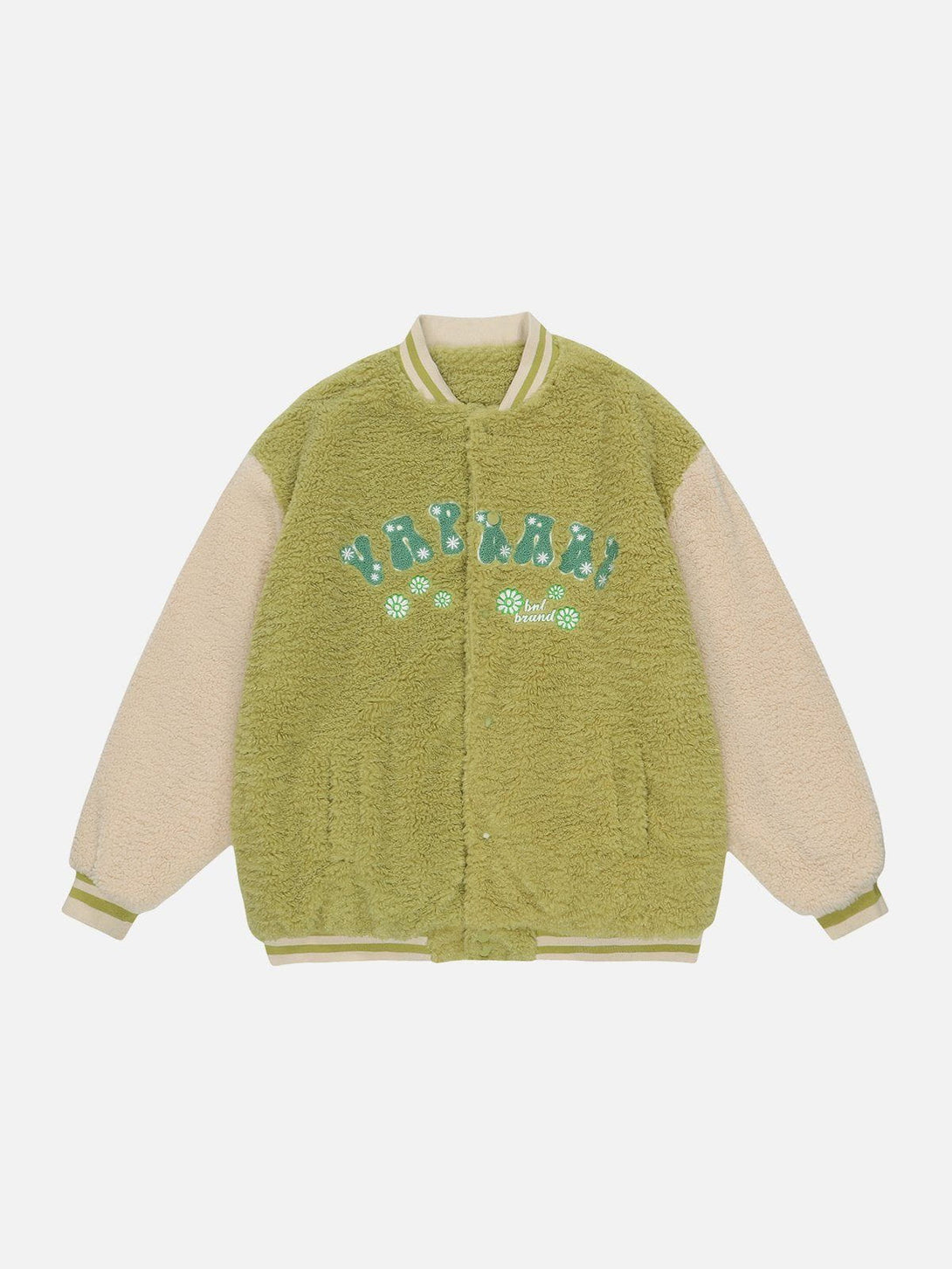 Helmiss - Alphabet Embroidery Winter Coat- Streetwear Fashion - helmiss.com