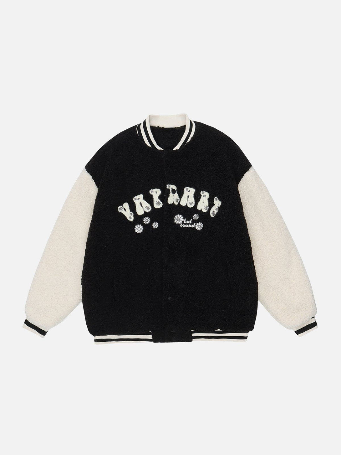 Helmiss - Alphabet Embroidery Winter Coat- Streetwear Fashion - helmiss.com