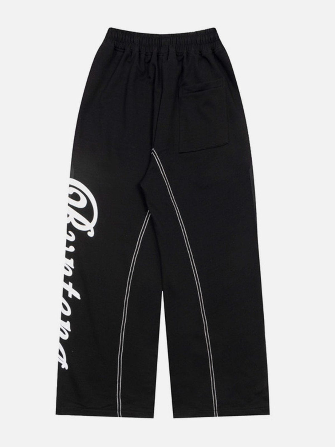 Helmiss - Alphabet Print Sweatpants- Streetwear Fashion - helmiss.com