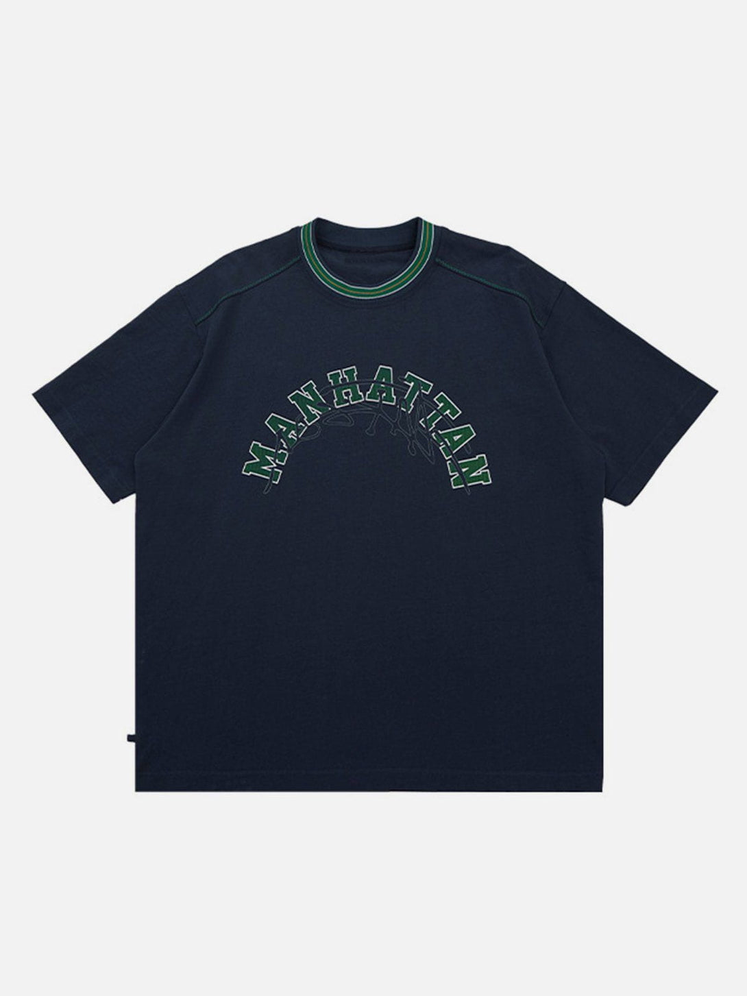 Helmiss - Alphabet Print Tee- Streetwear Fashion - helmiss.com