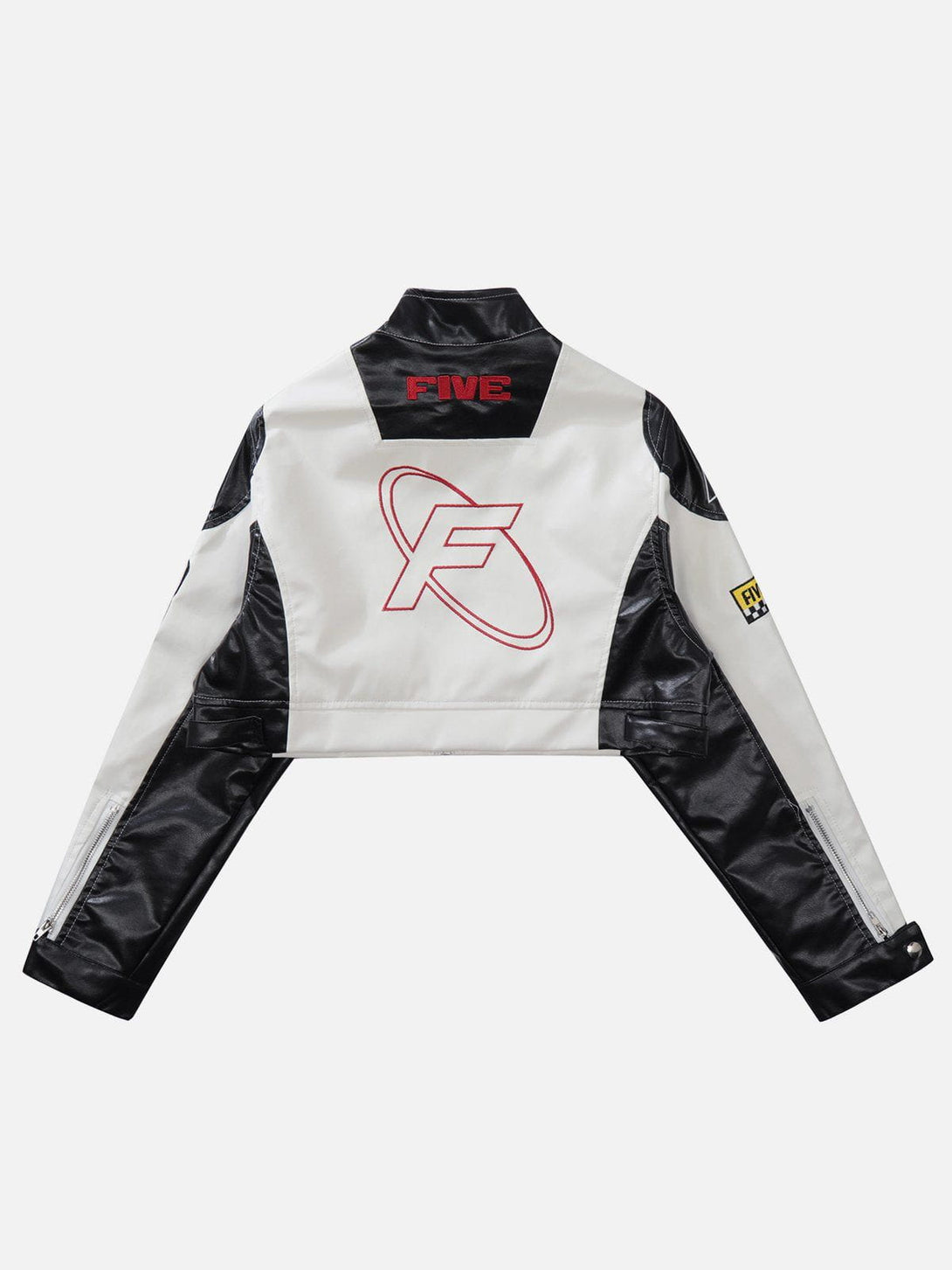 Helmiss - Ambition Motorcycle Crop Jacket- Streetwear Fashion - helmiss.com