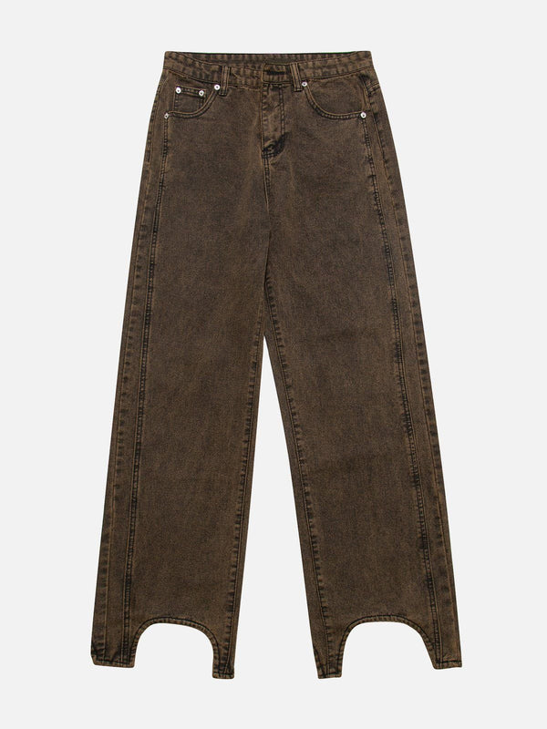 Helmiss - Arc Wide Leg Jeans- Streetwear Fashion - helmiss.com