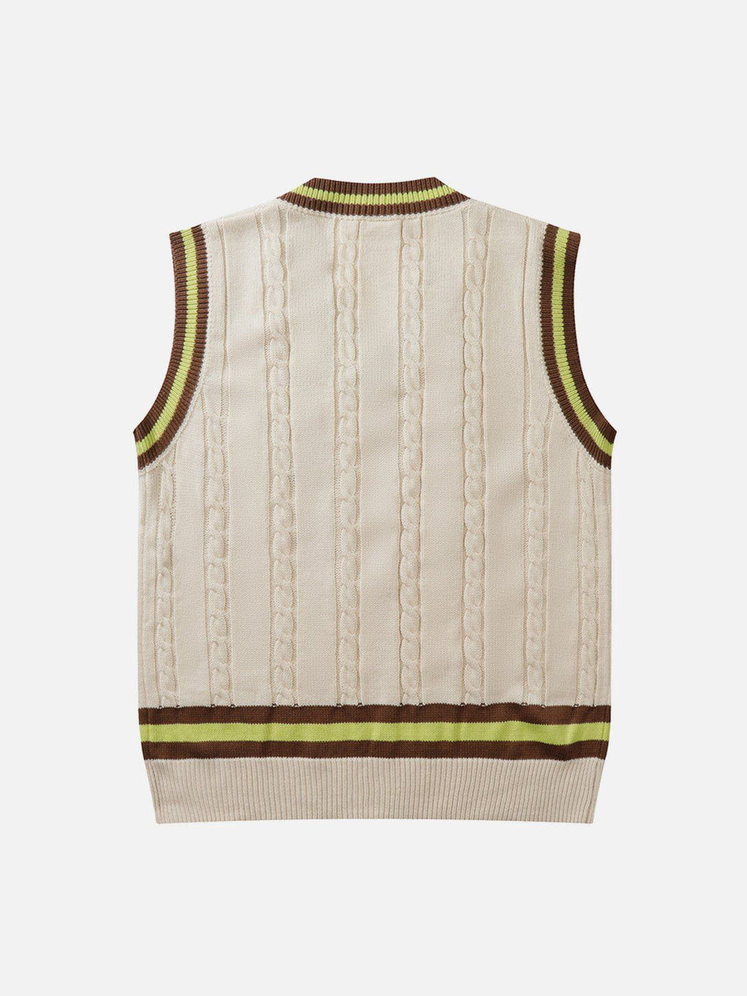 Helmiss - "B" Embroidered Sweater Vest- Streetwear Fashion - helmiss.com