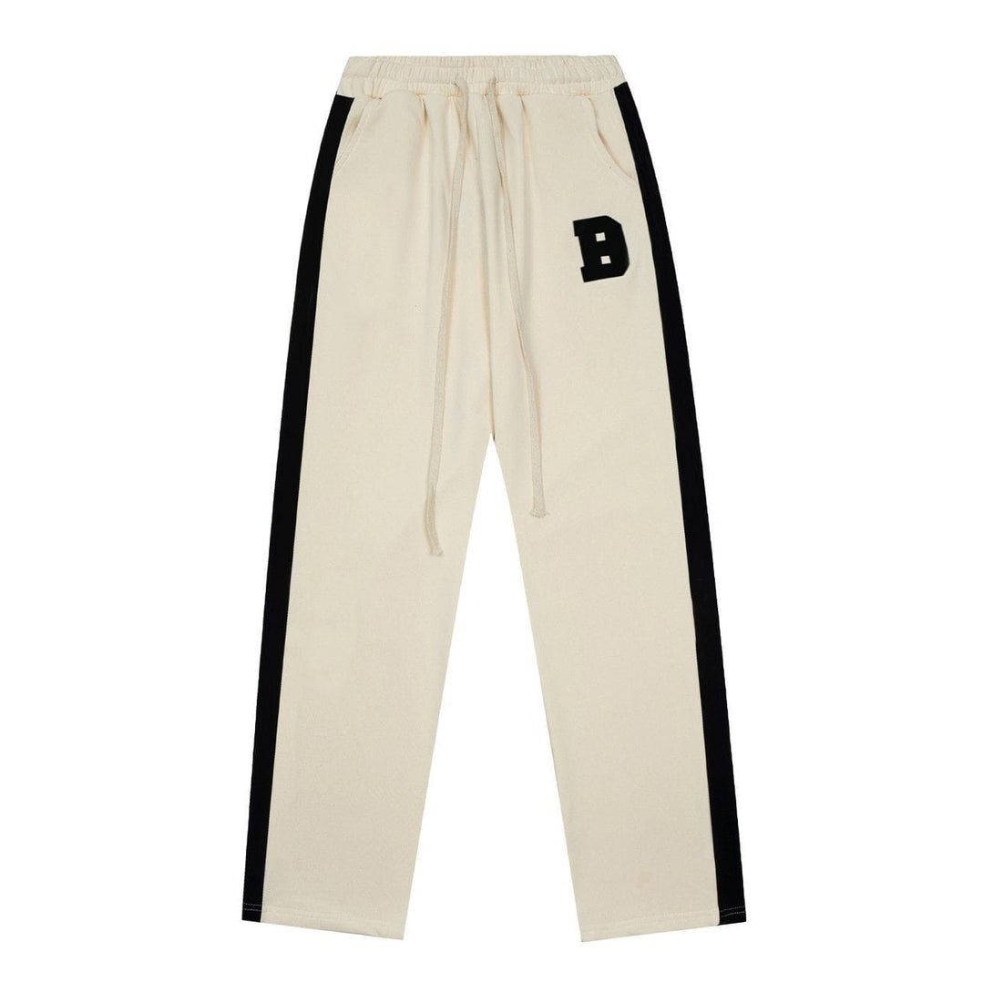 Helmiss - "B" Letter Embroidery Pants- Streetwear Fashion - helmiss.com