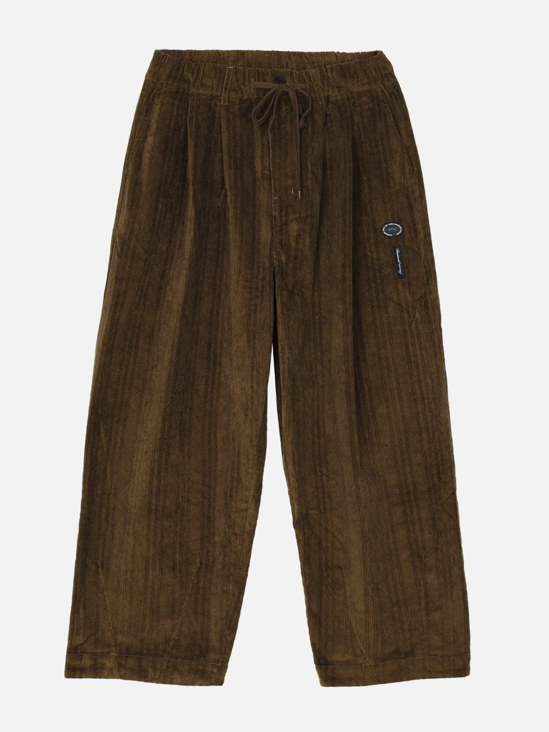 Helmiss - Badge Corduroy Sweatpants- Streetwear Fashion - helmiss.com