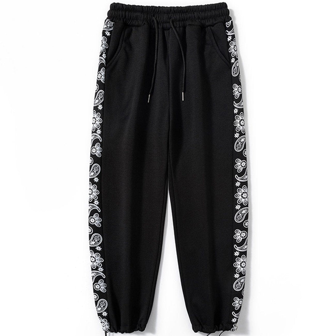 Helmiss - Bandana Print Sweatpants- Streetwear Fashion - helmiss.com