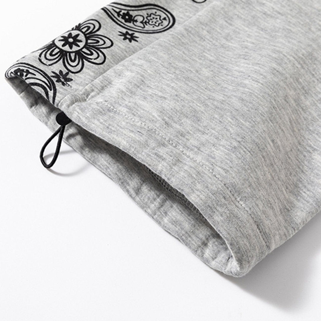 Helmiss - Bandana Print Sweatpants- Streetwear Fashion - helmiss.com